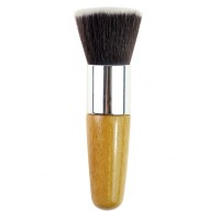 Bamboo handle cosmetic brush multifunction flat makeup  brushes