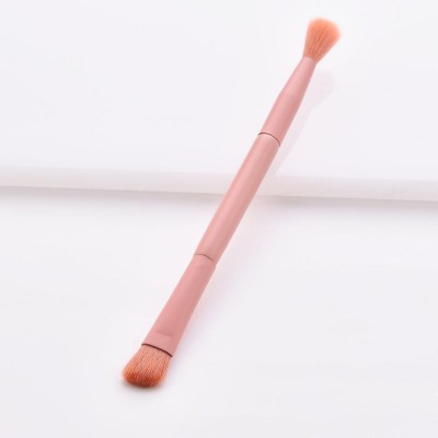 Wholesale Price Design Custom Free Sample Double End Eye Pink Glitter Makeup Brush